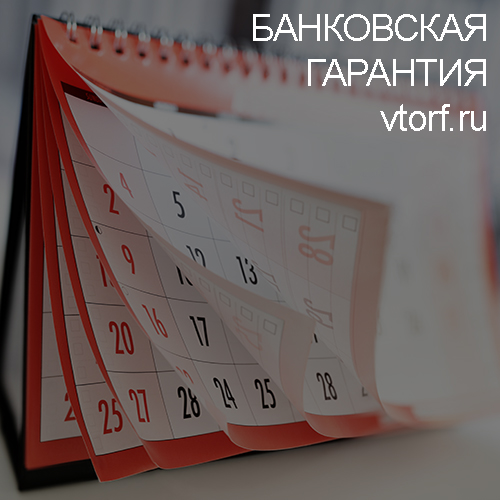 Срок действия банковской гарантии в Усть-Лабинске - статья от специалистов GosZakaz CG